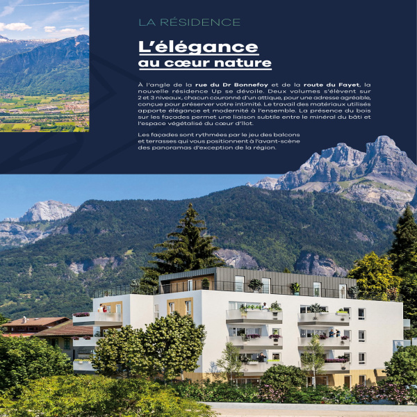 Programme neuf Appartement Sallanches 74700