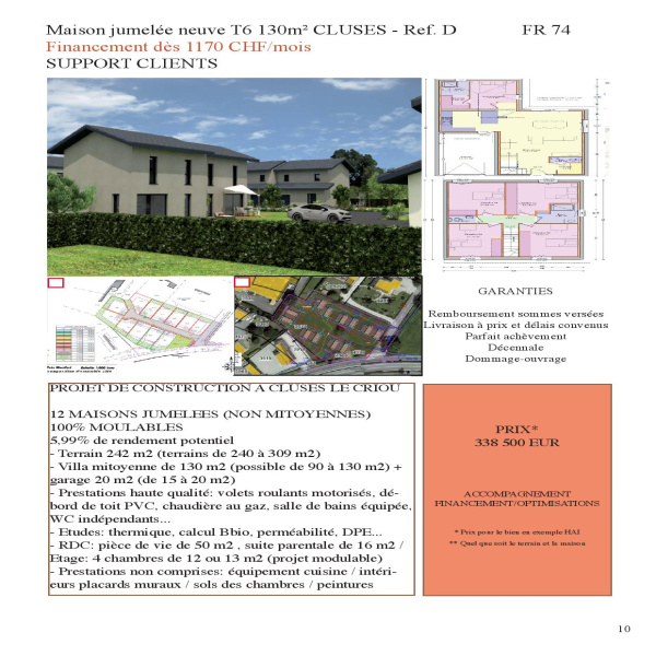 Offres de vente Appartement Cluses 74300